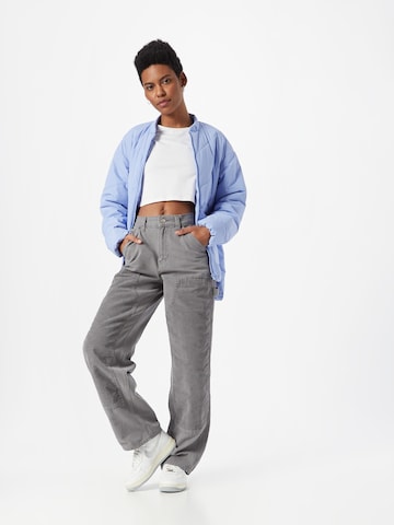 Wide leg Jeans de la BDG Urban Outfitters pe gri