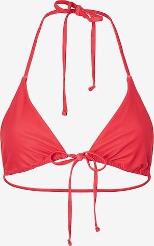 PIECES Bikinitop 'PCBAOMI' in Rood: voorkant