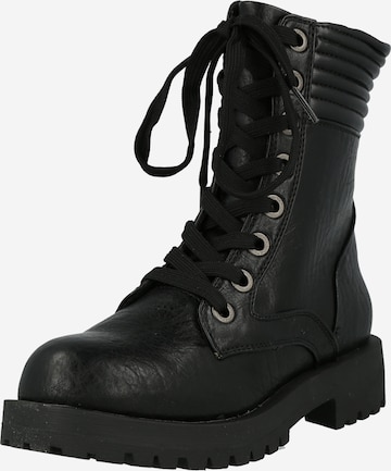 Blowfish Malibu Lace-Up Ankle Boots 'Athena' in Black: front