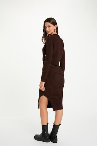 Morgan - Vestido de punto '252-RMOMO' en marrón