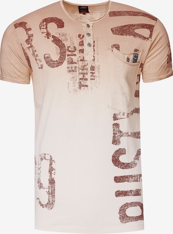 Rusty Neal T-Shirt in Beige: predná strana