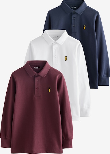 Marškinėliai iš Next, spalva – tamsiai mėlyna jūros spalva / vyno raudona spalva / balta, Prekių apžvalga