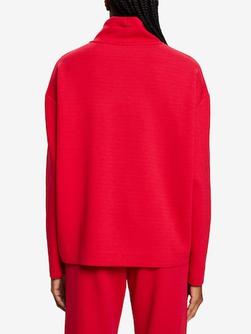 ESPRIT Athletic Sweatshirt in Red