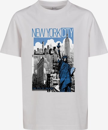 T-Shirt ' New York City ' Mister Tee en blanc : devant