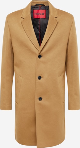 HUGO Red Between-Seasons Coat 'Malte' in Beige: front