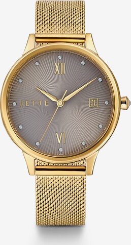 JETTE Analog Watch in Gold: front