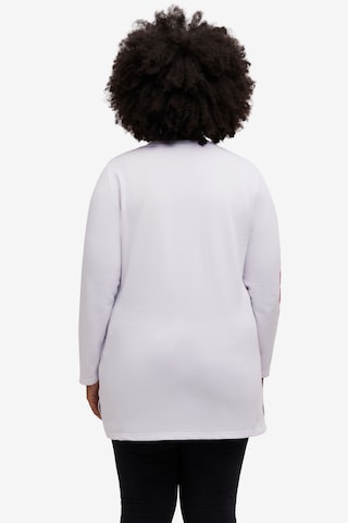 Sweat-shirt Ulla Popken en blanc