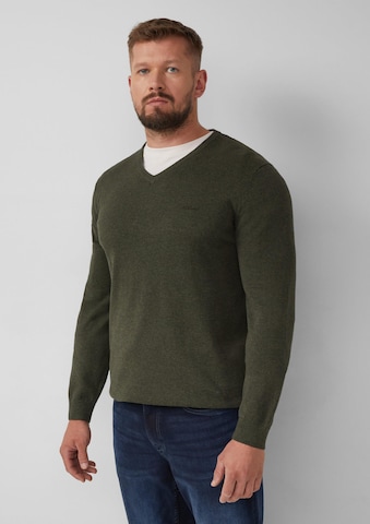 Pull-over s.Oliver en vert : devant