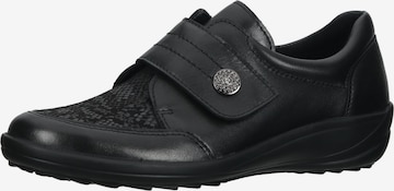 COSMOS COMFORT Classic Flats in Black: front