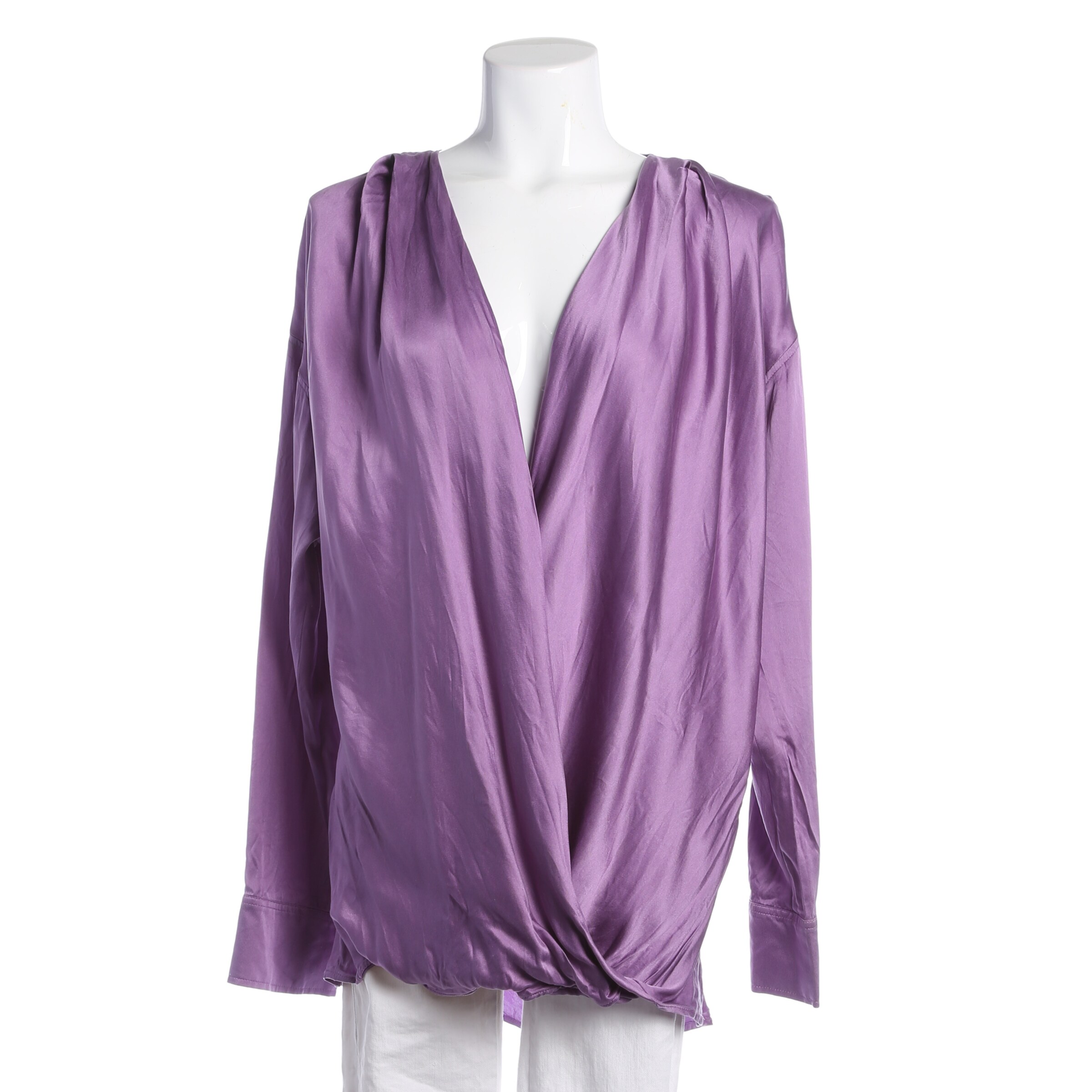 Balmain Bluse / Tunika L in Lila: Vorderseite