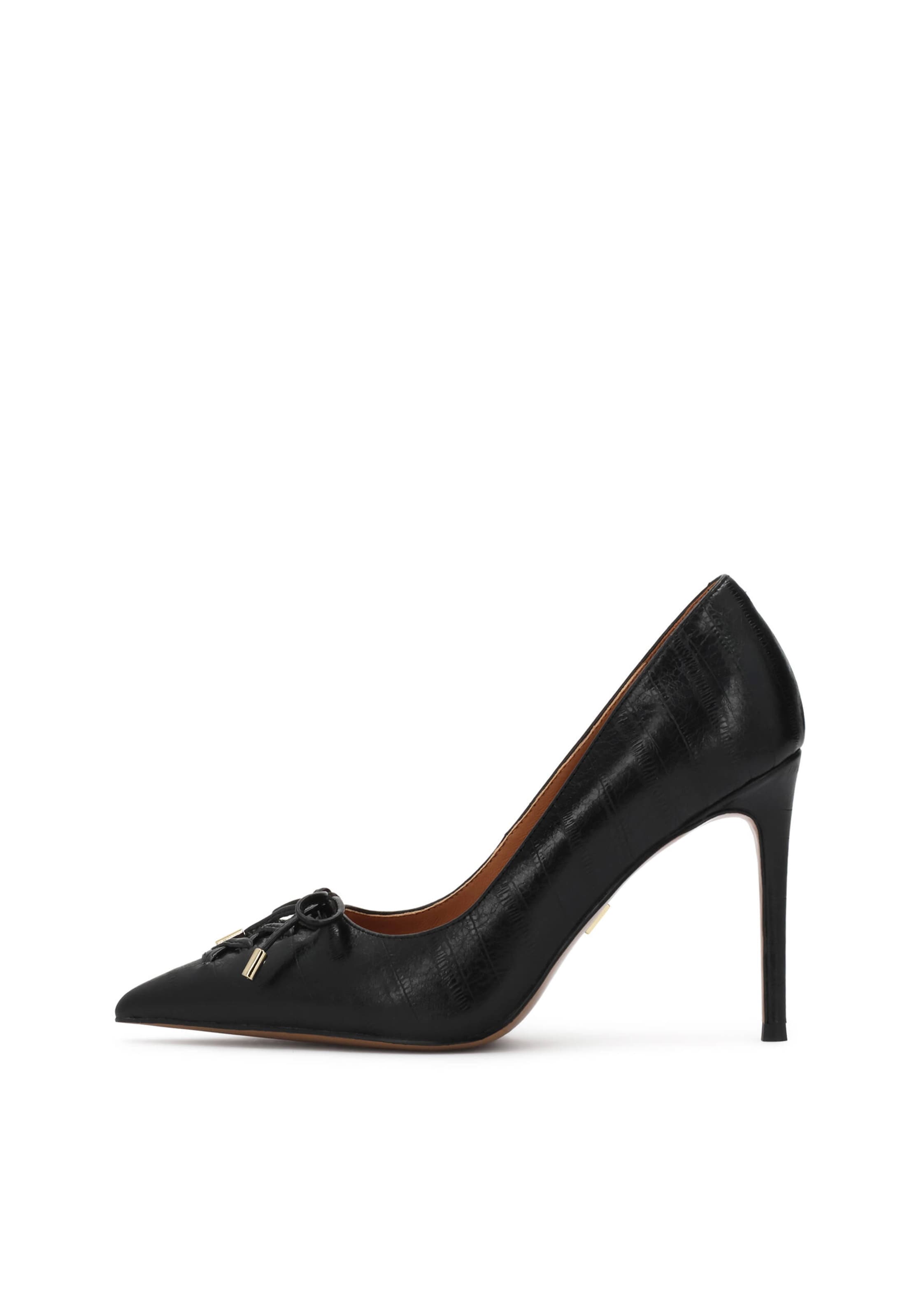 Escarpins Kazar en noir : devant