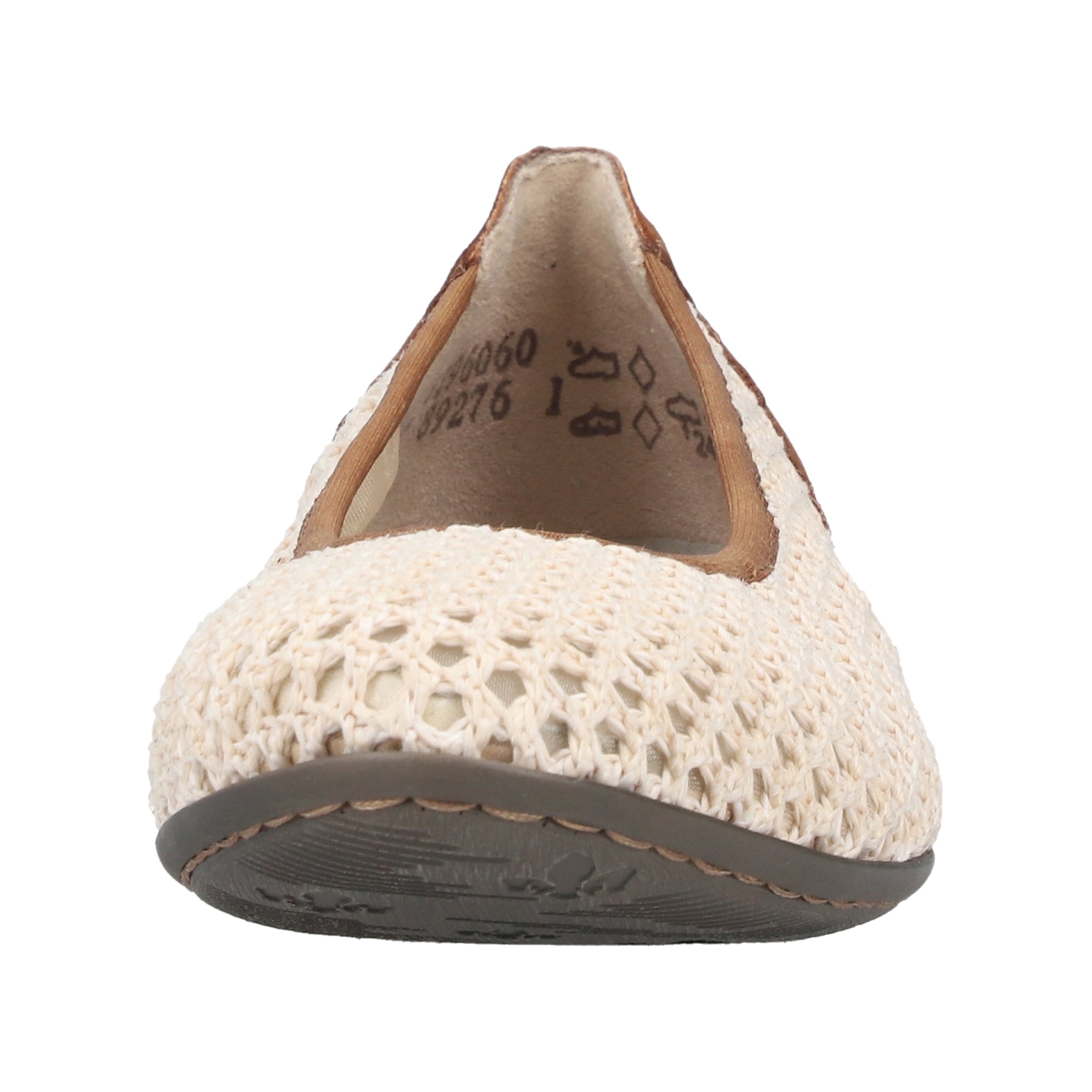 Ballerines à lanières Rieker en beige