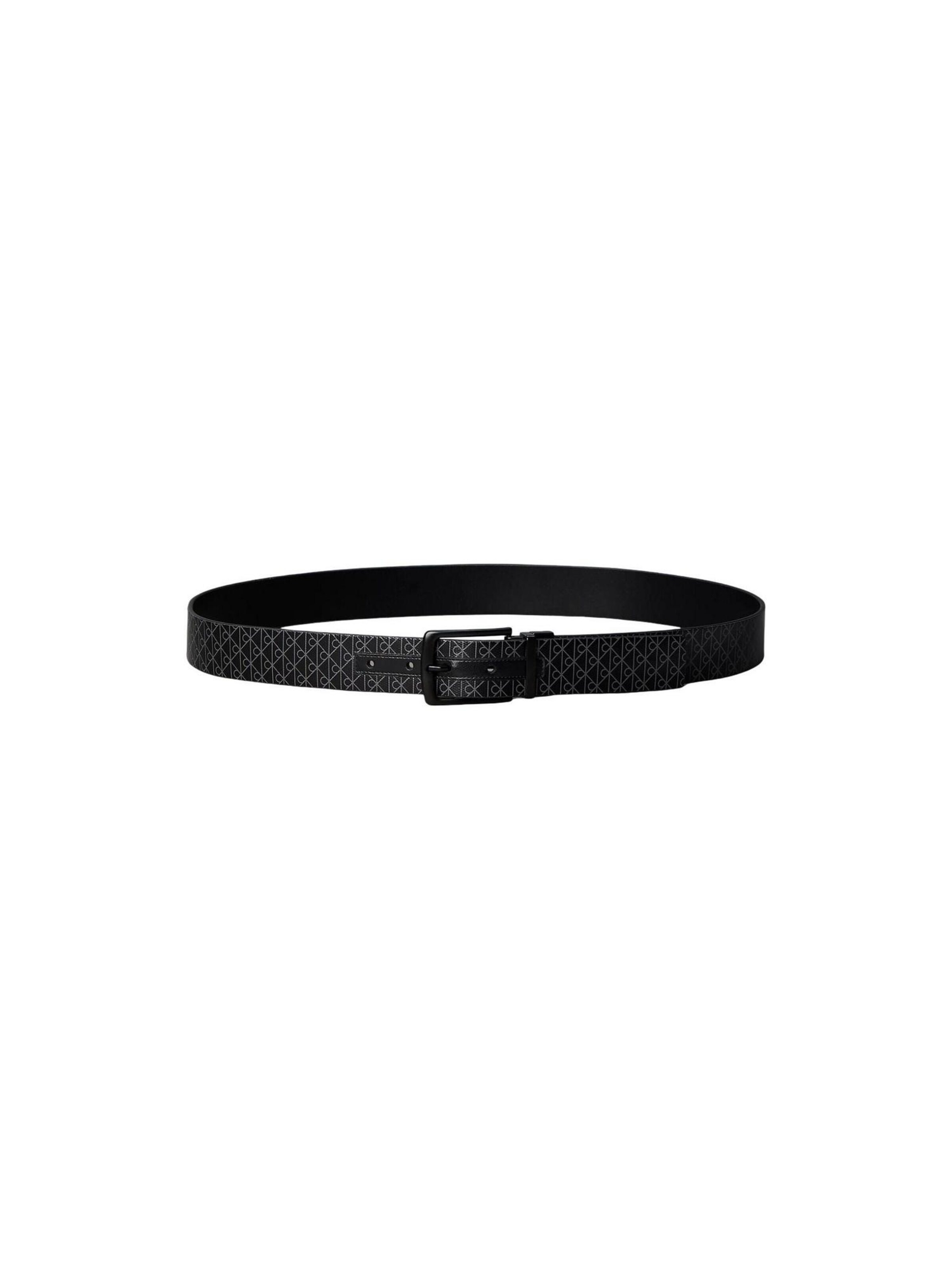 Cintura 'CASUAL PIN AOP COATED  35MM ADJ/ LV04D7113G' di Calvin Klein in nero: frontale