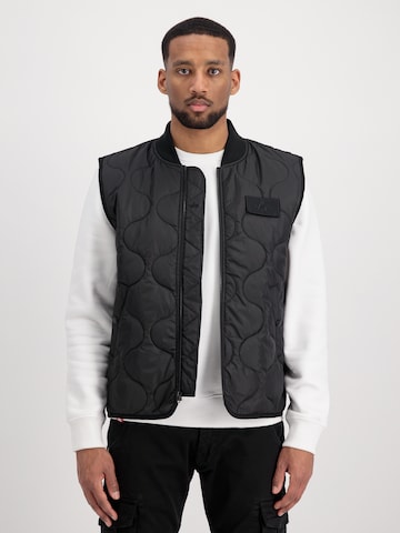 ALPHA INDUSTRIES Vest, värv must: eest vaates