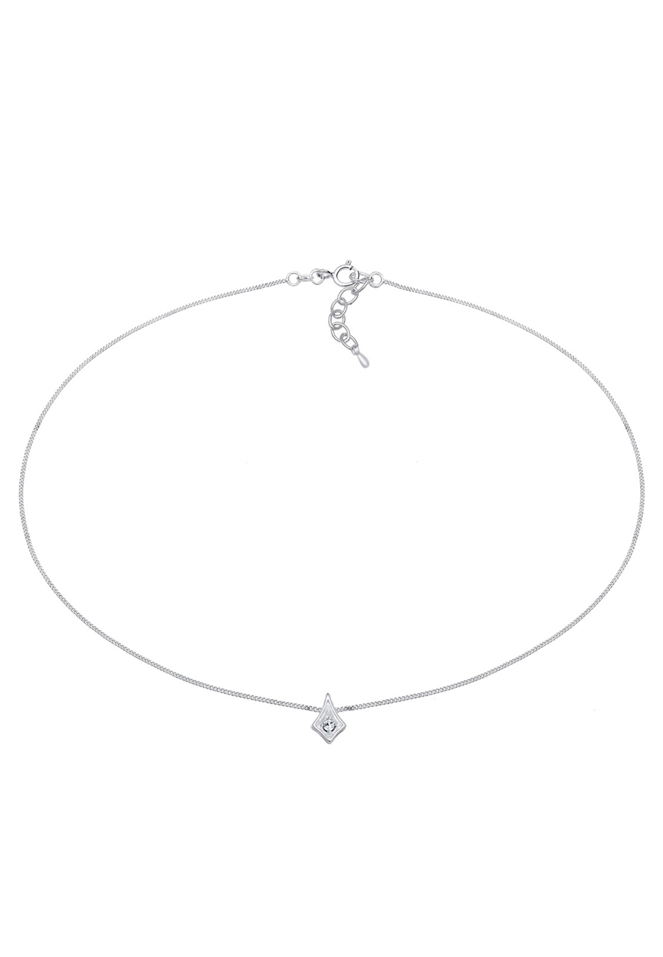 ELLI Necklace 'Kristall' in Silver