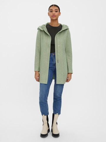 VERO MODA Between-Seasons Coat 'Verodona' in Green