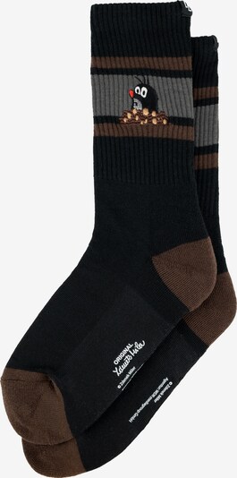 Lobster & Lemonade Socks 'Maulwurf Huh?' in braun, Produktansicht