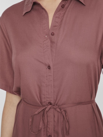 VILA Shirt dress in Brown