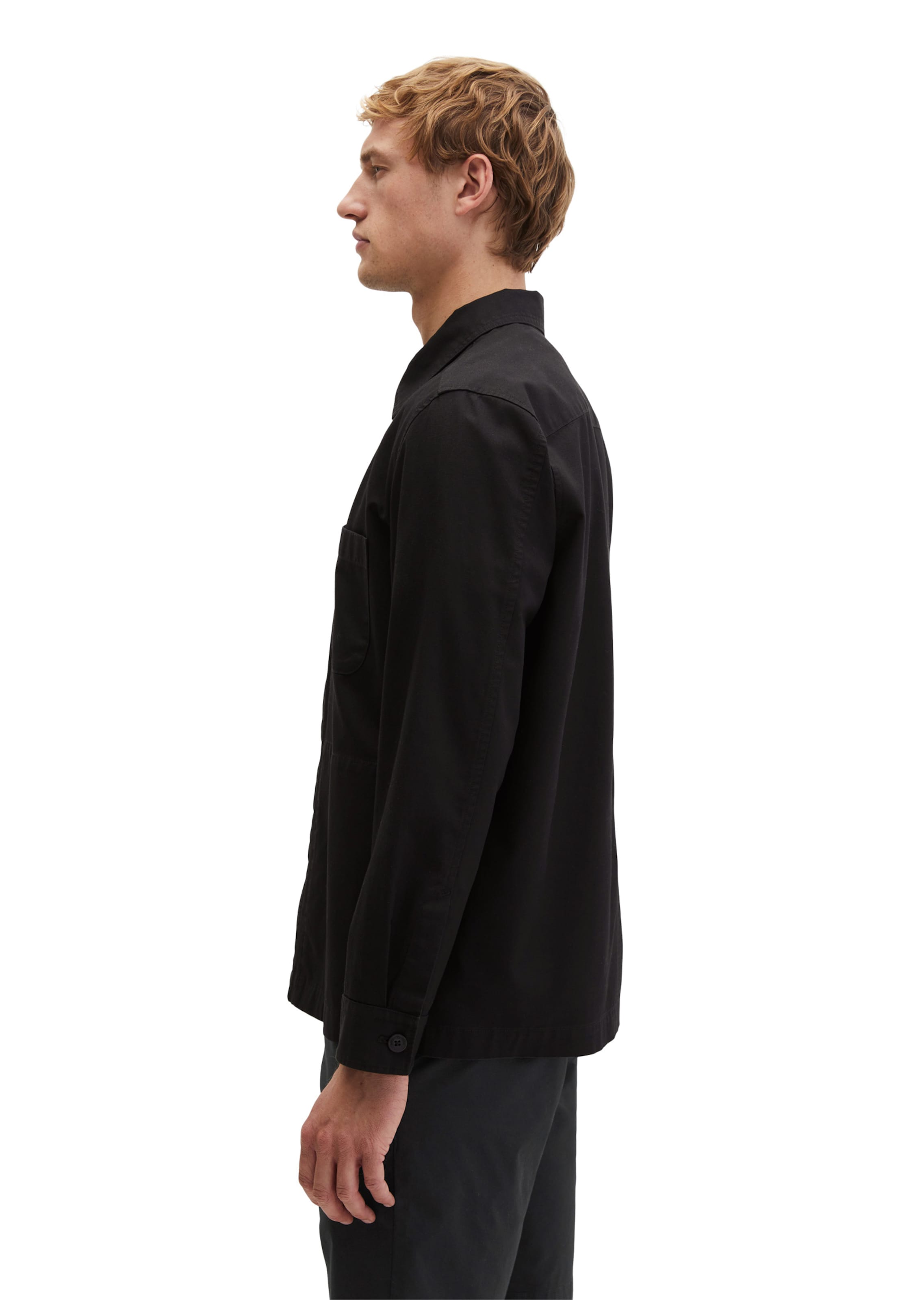 Marc O'Polo Regular fit Overhemd in Zwart