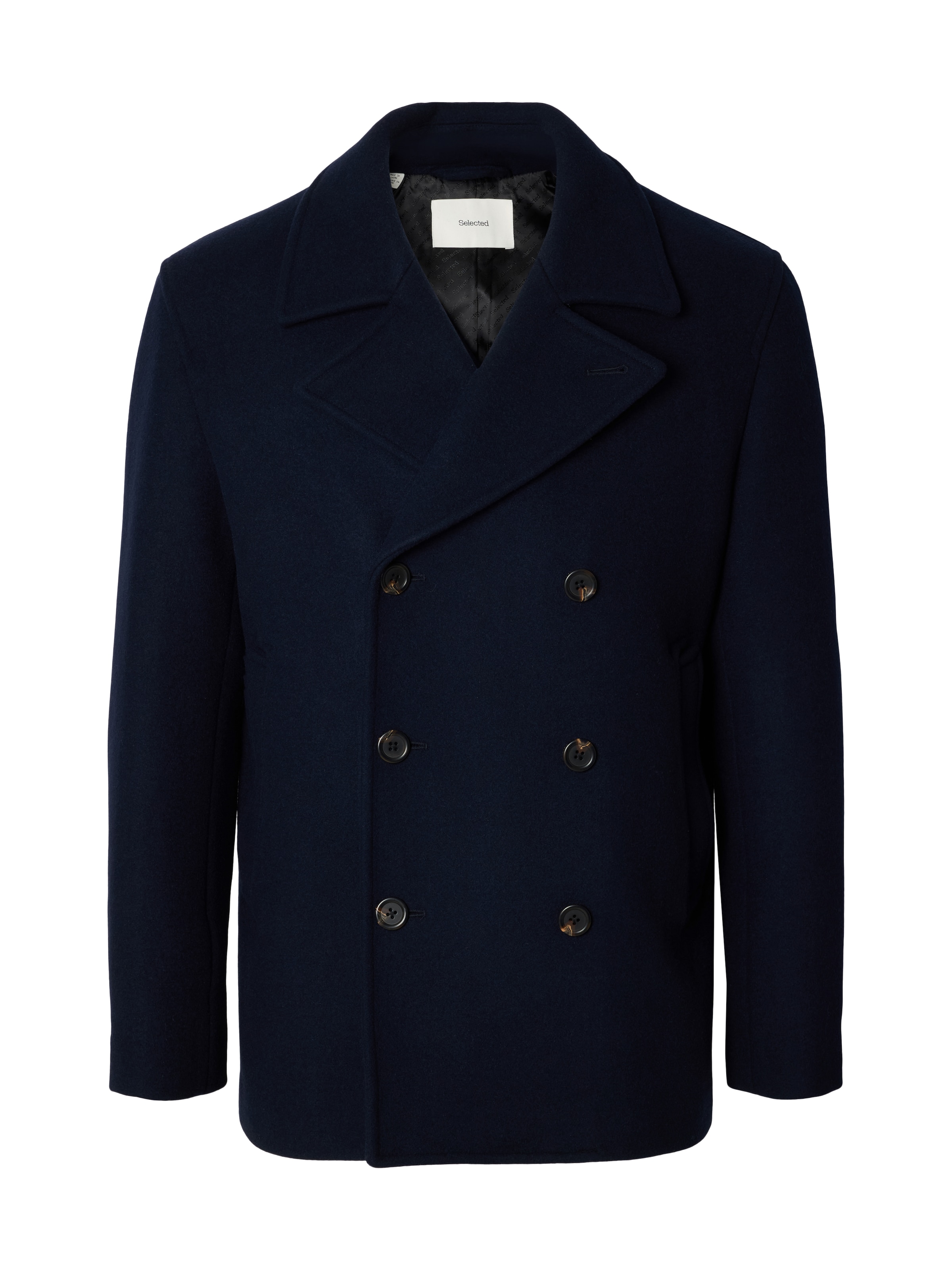 SELECTED - Abrigo de entretiempo 'SLMARCHIVE' en azul: frente