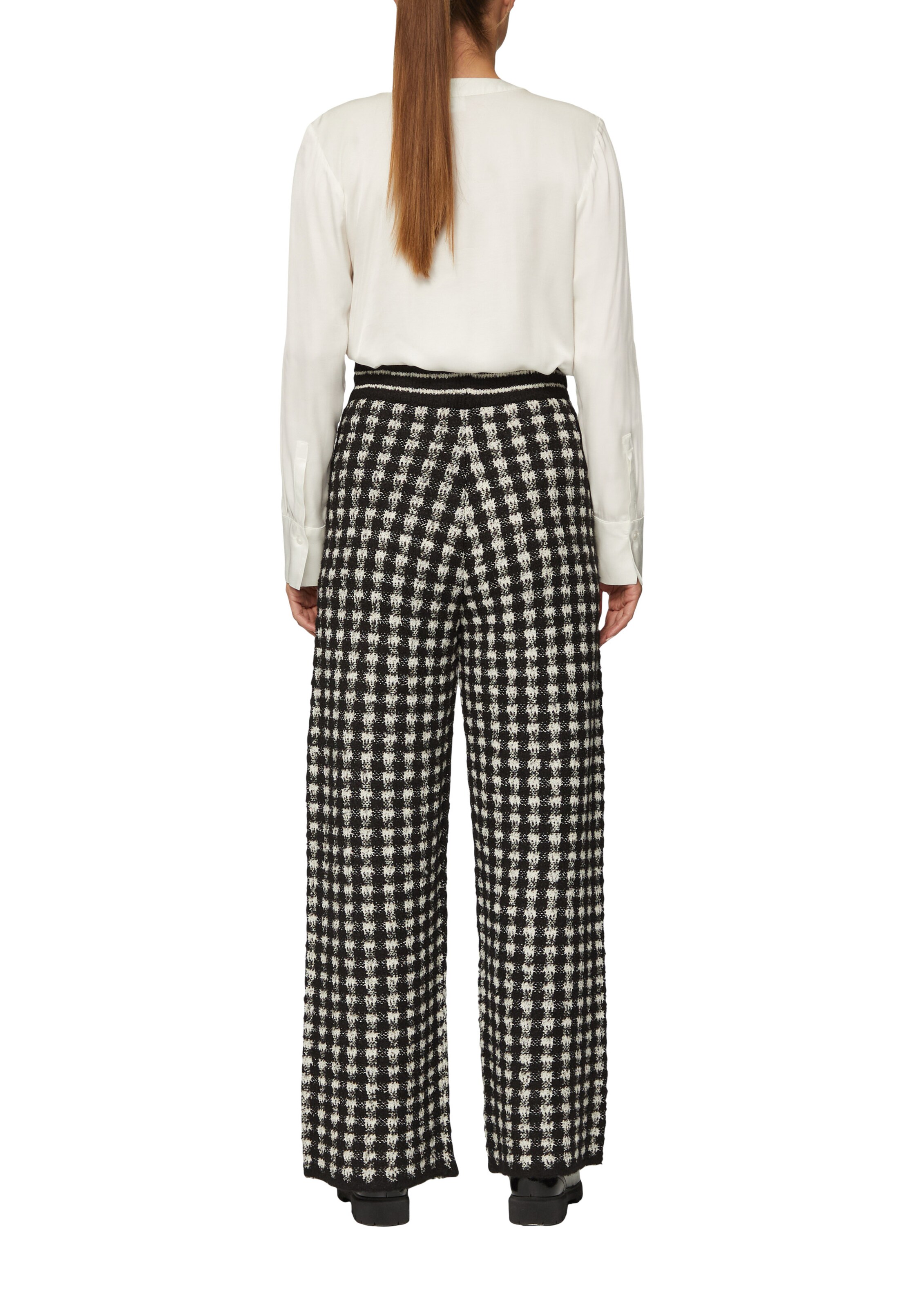 s.Oliver BLACK LABEL Wide Leg Hose in Mischfarben