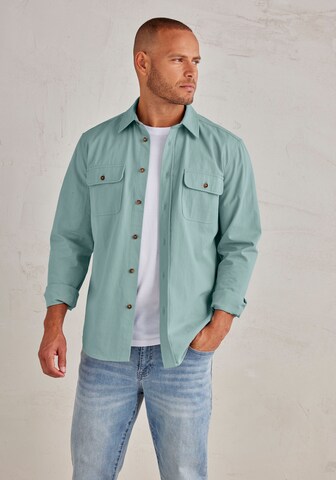 JOHN DEVIN Regular fit Button Up Shirt in Blue: front