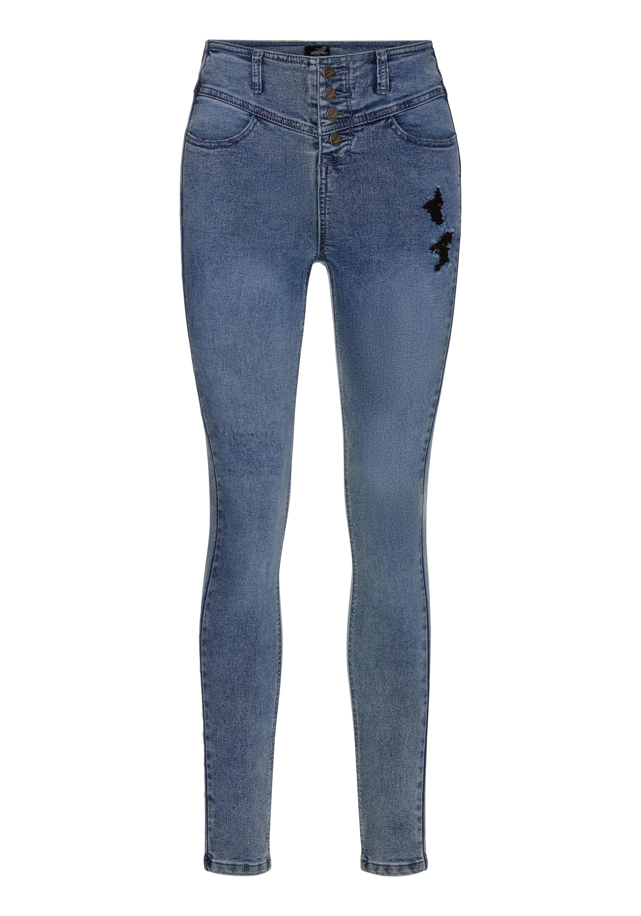 ARIZONA Skinny Jeans in Blau: Vorderseite