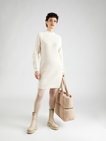 VERO MODA Gebreide jurk 'FABULOUS' in Beige