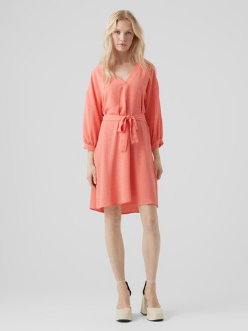 VERO MODA Jurk 'Pye' in Oranje