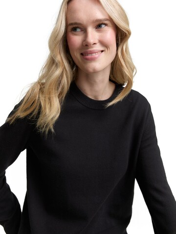 TOM TAILOR Pullover in Schwarz