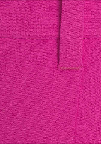 LASCANA Широка кройка Панталон с набор в розово