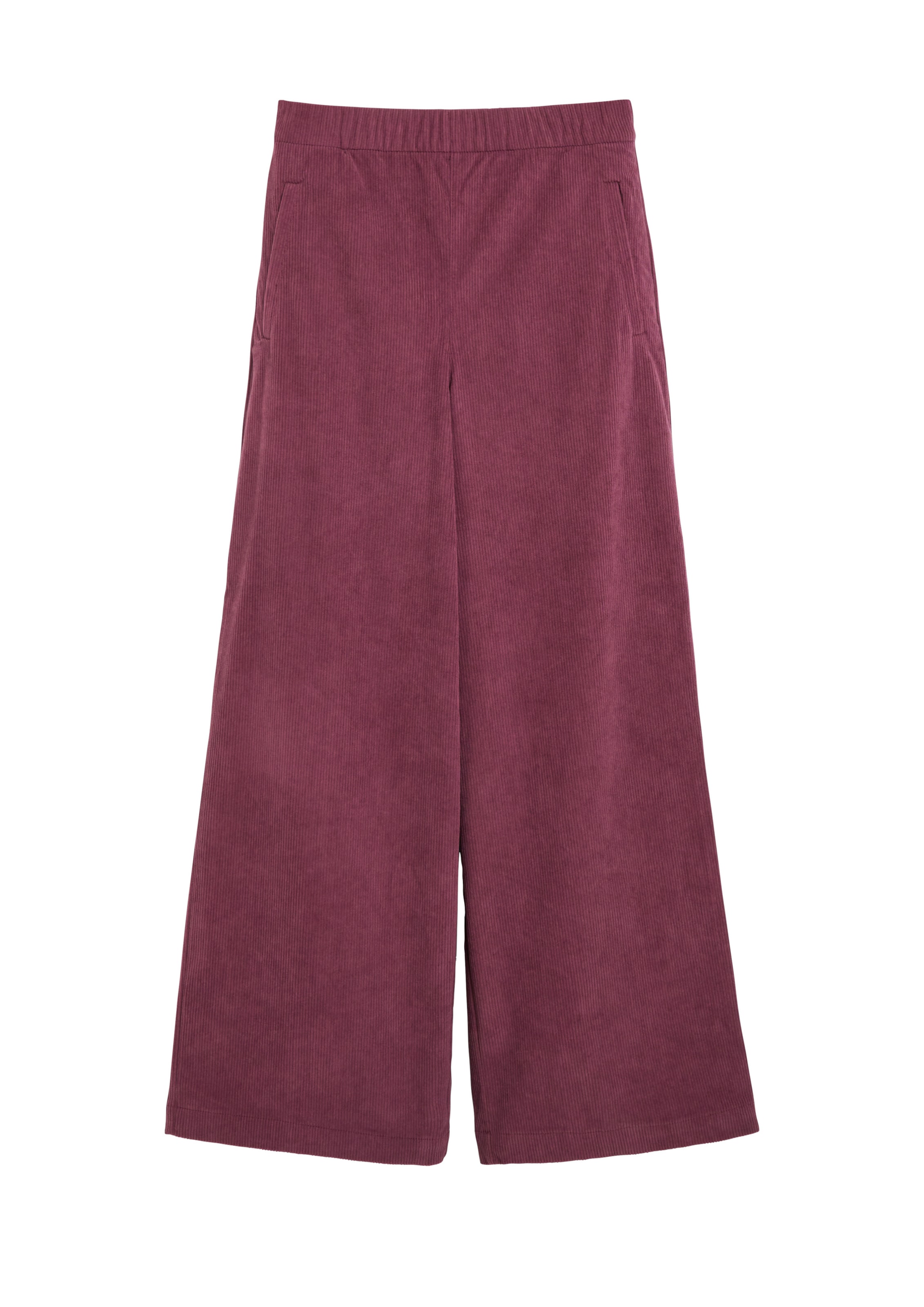 s.Oliver CURVE Wide leg Broek in Rood: voorkant