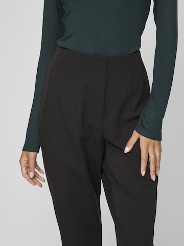 VILA Alt kitsenev Püksid 'VIVarone', värv must