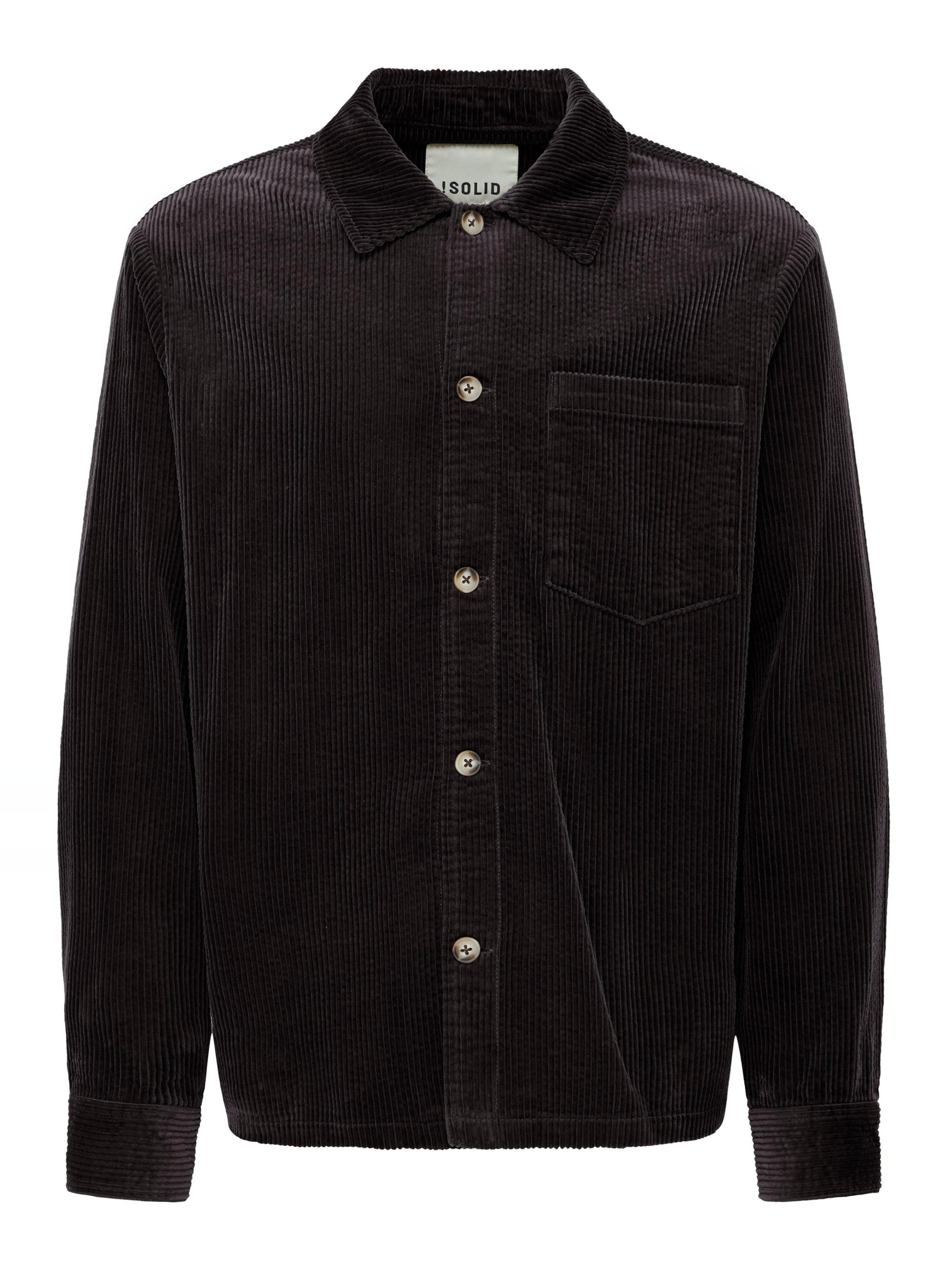 Chemise 'INGVI' !Solid en noir : devant