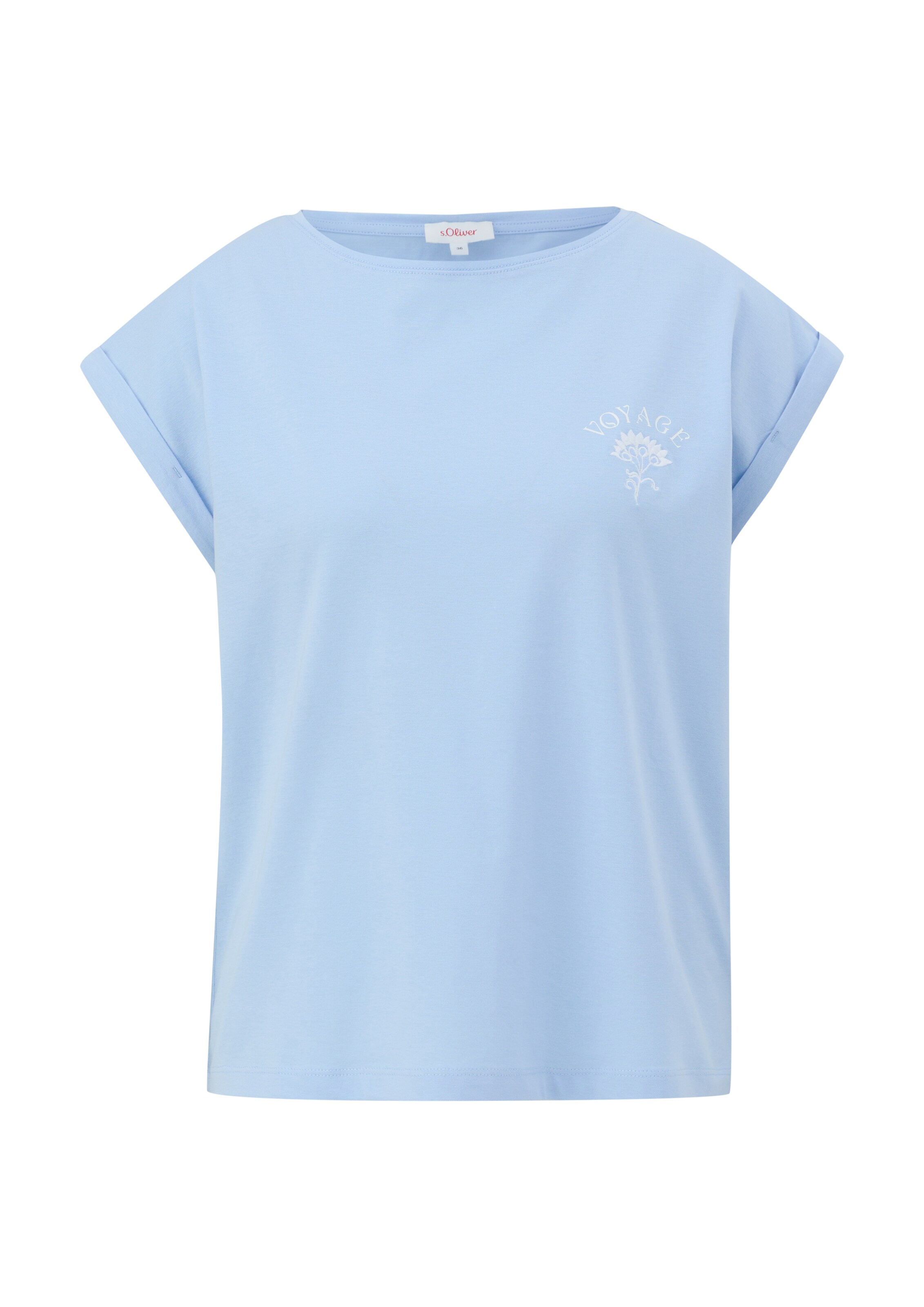 s.Oliver Shirt in Blauw: voorkant