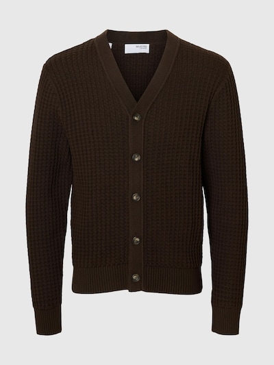 SELECTED Knit Cardigan in Chocolate, Item view