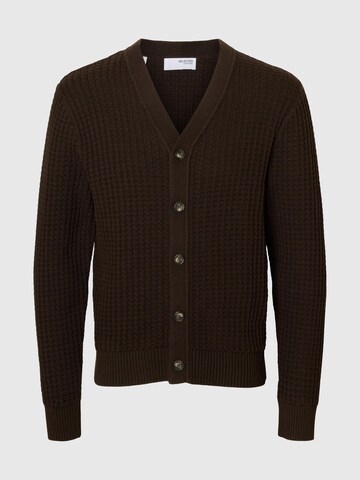 Vestes en maille SELECTED en marron
