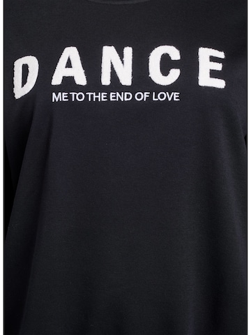Active by Zizzi Pullover 'Cannie' in Schwarz