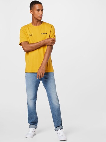 LEVI'S ® Shirt 'Relaxed Fit Tee' in Gelb