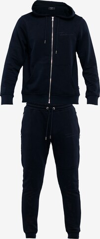 Tom Barron Tracksuit in Blue: front