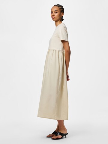 PIECES Jurk 'Mikka' in Beige
