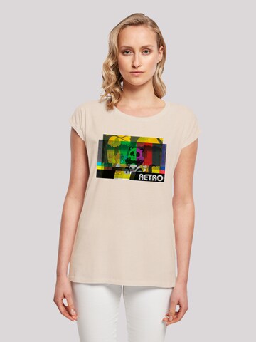 F4NT4STIC Shirt 'Tao Tao Cassette' in Beige: front