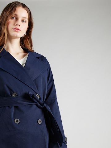 Manteau mi-saison 'ORCHID' ONLY en bleu