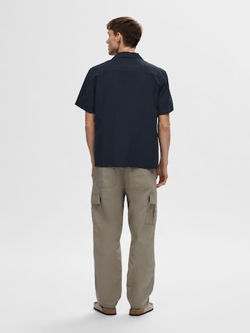 SELECTED HOMME Comfort fit Overhemd in Blauw