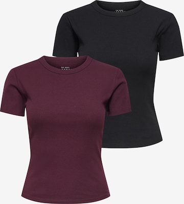 Maglietta 'ONLEASY' di ONLY in lilla: frontale