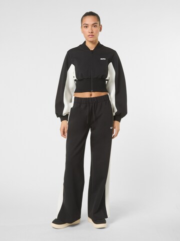 Giacca di felpa 'LECORE cropped high rib scuba track jacket' di FILA in nero