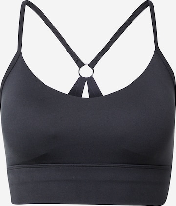 Marika Bustier Sport bh 'ALLI' in Zwart: voorkant