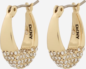 DKNYNaušnice - zlatna boja: prednji dio