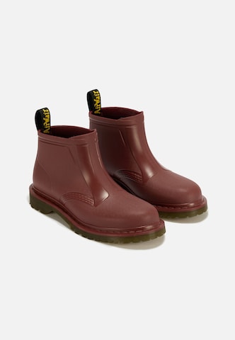 Dr. Martens Gummistövel '101 Rain' i röd: framsida