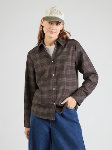 OBJECT Blúzka 'OBJDANNI' - Hnedá: predná strana